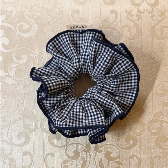 SÉZANE Gingham Scrunchie display picture 1